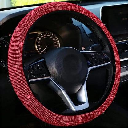 Rhinestone Steering Wheel Cover
