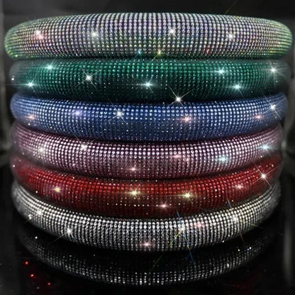 Rhinestone Steering Wheel Cover
