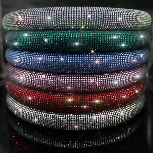 Rhinestone Steering Wheel Cover